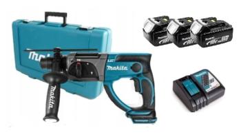MAKITA DHR202RTE3 MŁOTOWIERTARKA 18V 3x5,0Ah SDS+
