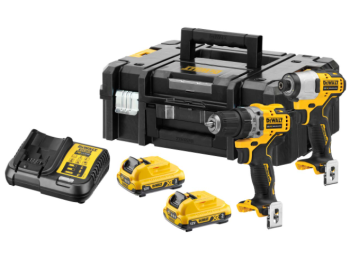 DEWALT DCK2110L2T WKRĘTARKA + ZAKRĘTARKA 12V 2x3Ah
