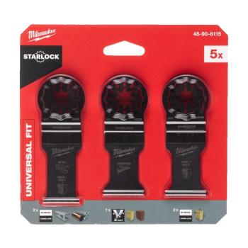 Milwaukee Brzeszczoty do drewna i metalu 5szt. 48906115