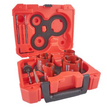 Milwaukee Zestaw otwornic z węglikiem 35-76mm 10el