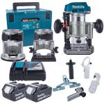 Makita Akum. Frezarko-wycinarka DRT50RTJX2 2x5Ah