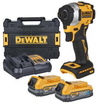 DeWALT DCF850E2T Zakrętarka Udarowa POWERSTACK 18V 2x1,7Ah