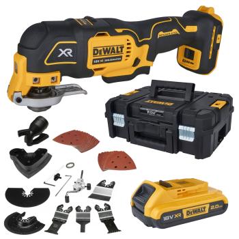 DeWALT DCS356E1T Narzędzie wielofunkcyjne 1,7Ah 18V 32akc.