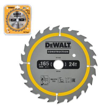 Dewalt DT1949 Tarcza pilarska 165x20mm 24T
