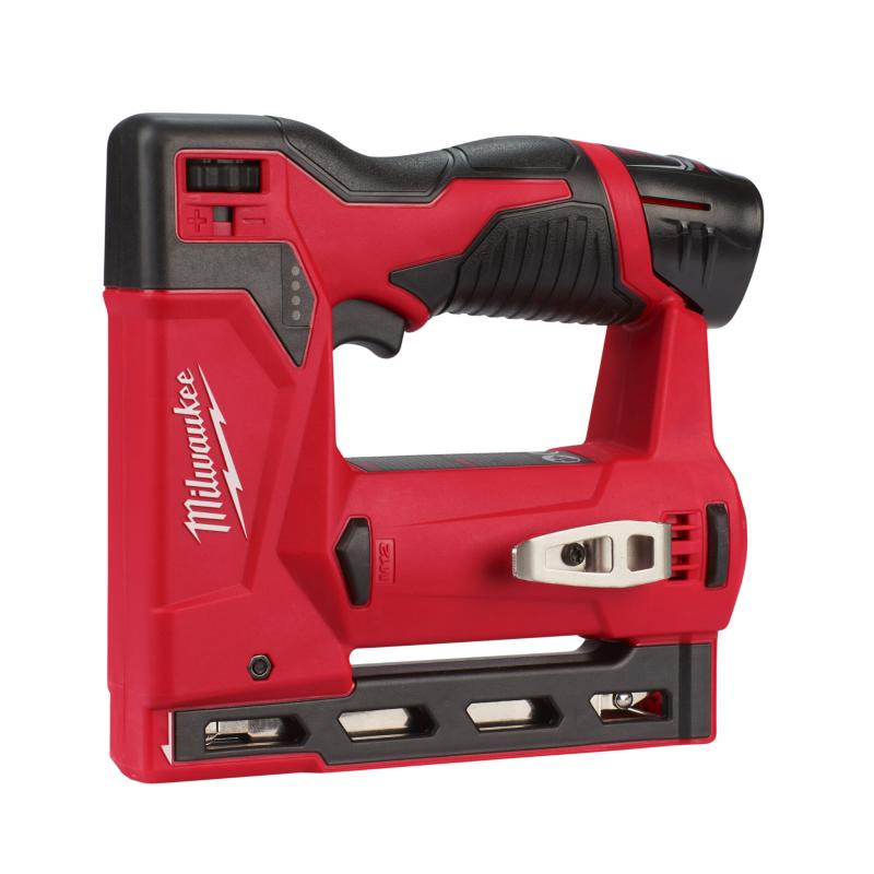 Milwaukee 4933459635 Zszywacz z 2x 2.0 Ah Akumulatorami, ładowarką i Walizką