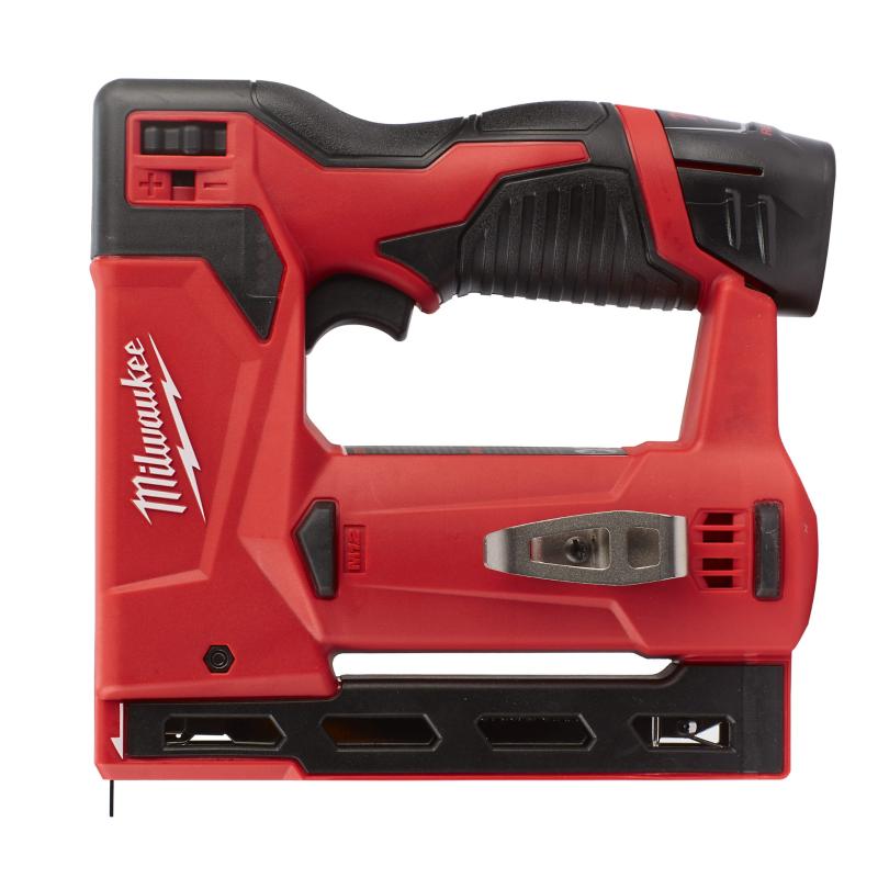 Milwaukee 4933459635 Zszywacz z 2x 2.0 Ah Akumulatorami, ładowarką i Walizką