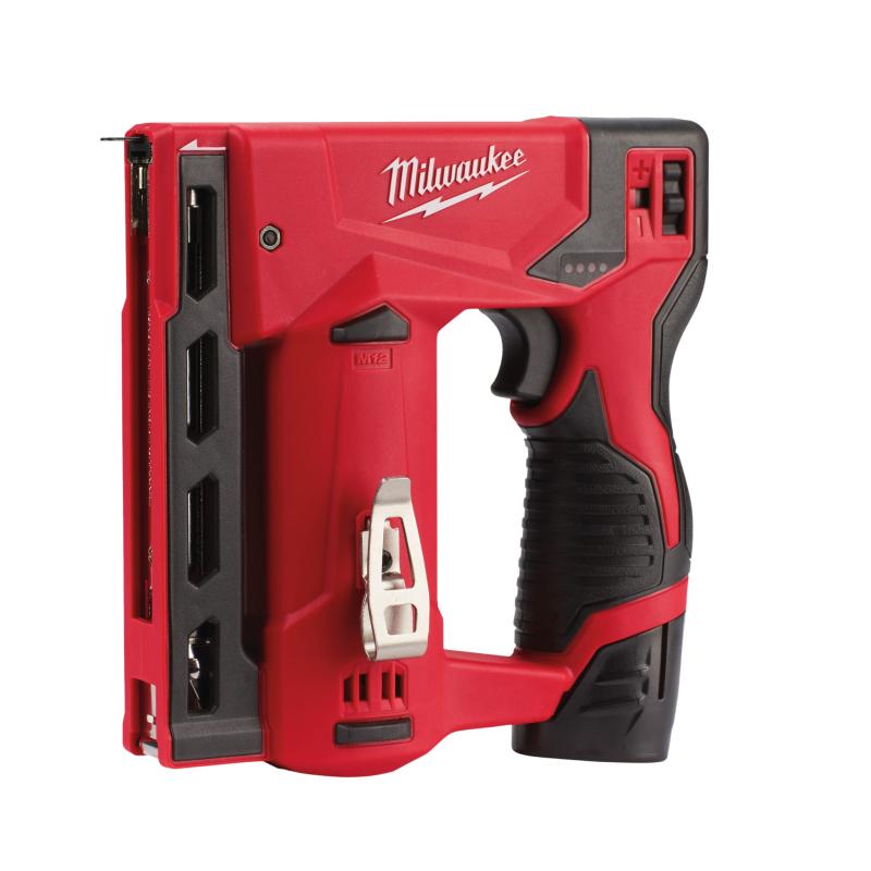Milwaukee 4933459635 Zszywacz z 2x 2.0 Ah Akumulatorami, ładowarką i Walizką