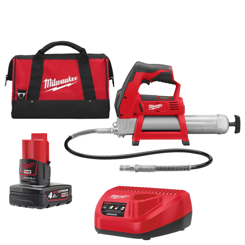 Milwaukee 4933441675 Smarownica 12V 4.0 Ah z Torbą i Ładowarką