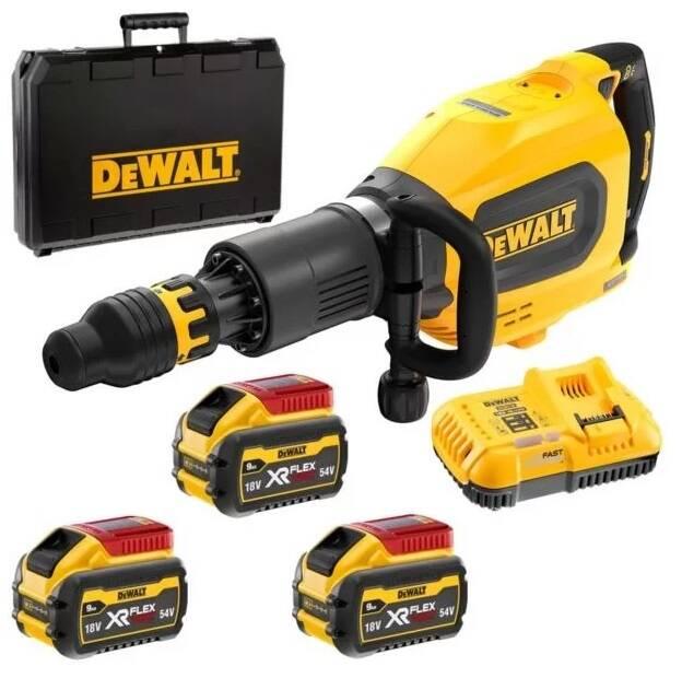 DeWalt DCH911X3 Młot wyburzeniowy 54V XR FV