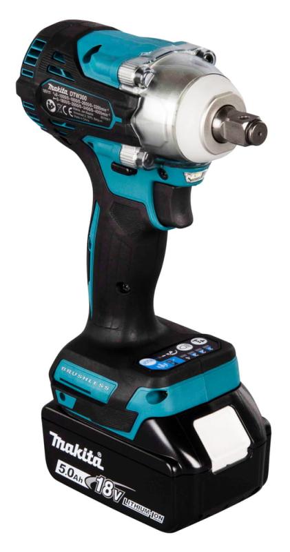 Makita DLX2359TJ1 Zestaw Klucz Udarowy DTW300, Wiertarko-Wkrętarka 3x Aku 5.0Ah
