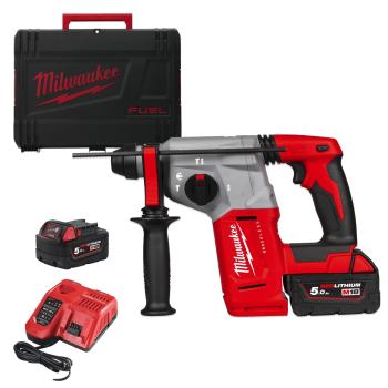 Milwaukee M18 BLH-502X Młot SDS-Plus 2,3J 2x5Ah 18V