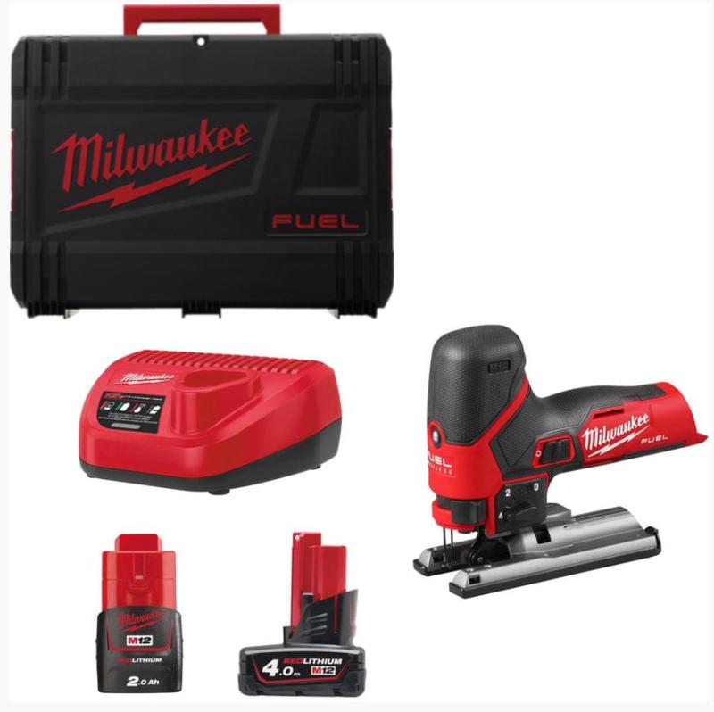 Milwaukee M12 FJS-422X Wyrzynarka akumulatorowa 12V 1x2,0Ah 1x4,0Ah