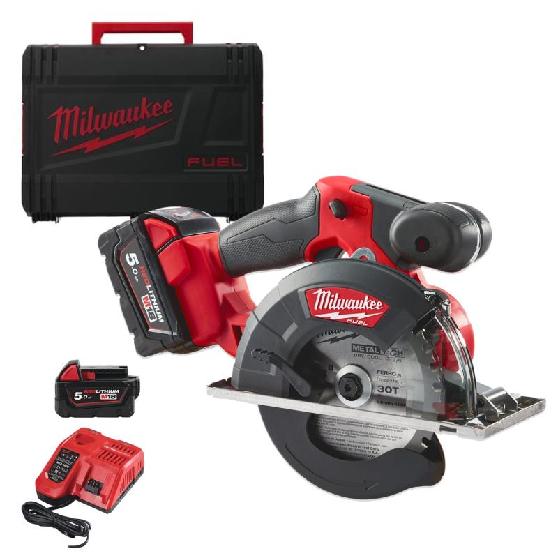 Milwaukee M18 FMCS-502X Pilarka tarczowa do metalu 57mm 2x5Ah 18V