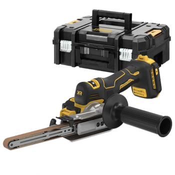 Dewalt DCM200NT Pilnik taśmowy z silnikiem bezszczotkowym 18V+walizka