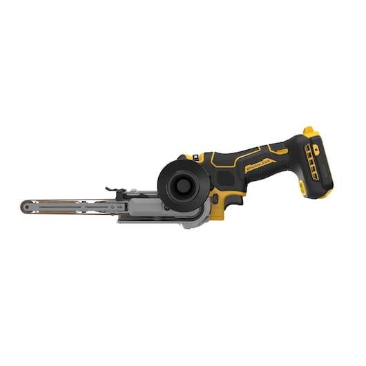 Dewalt DCM200NT Pilnik taśmowy z silnikiem bezszczotkowym 18V+walizka