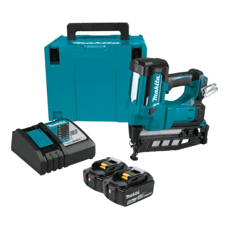 Makita DBN600RTJ Gwoździarka akumulatorowa 18V 2x5,0Ah DC18RC MAKPAC