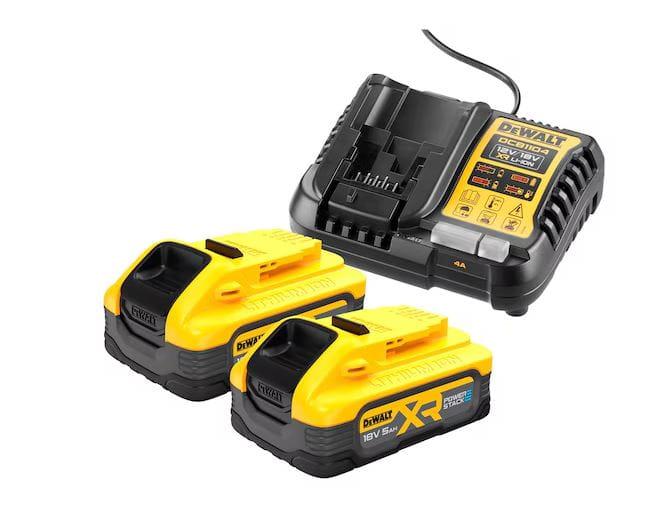 DeWALT Zestaw zasilający DCB1104H2 2x5Ah DCBP518 +DCB1104