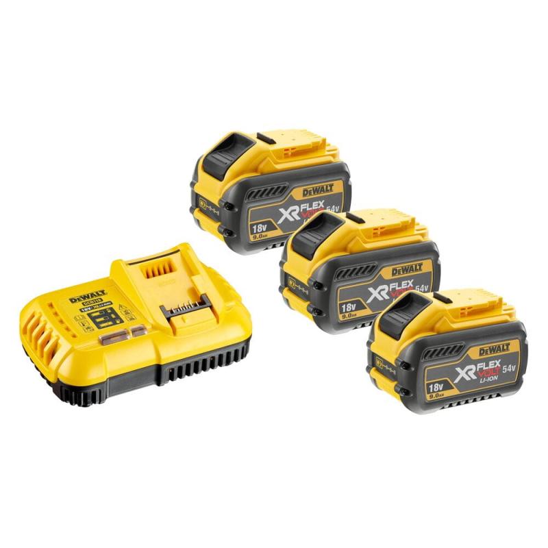 DeWALT DCB118X3 Zestaw ładowarka akumulator 3x9,0Ah 18V