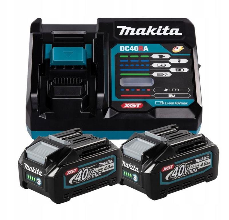 Makita 191L77-9 Zestaw zasilający 2x4,0Ah + DC40RA