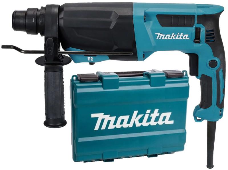 Makita HR2670 Młotowiertarka z opcją kucia 800W SDS+ 3,0J +walizka