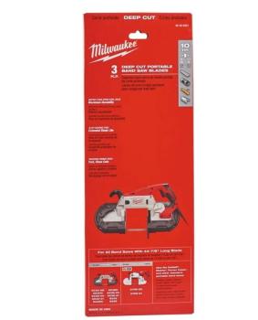 Milwaukee 1139.83mm x 10 Tpi Brzeszczoty do pił taśmowych 12,7x0,51mm 48390501