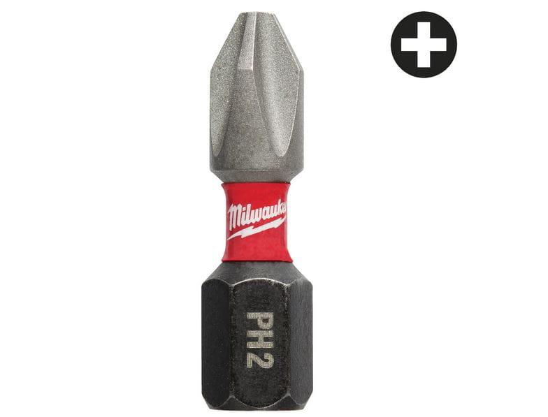 Milwaukee Bity udarowe Shockwave Impact Duty PH2x25mm 2szt. 4932430852