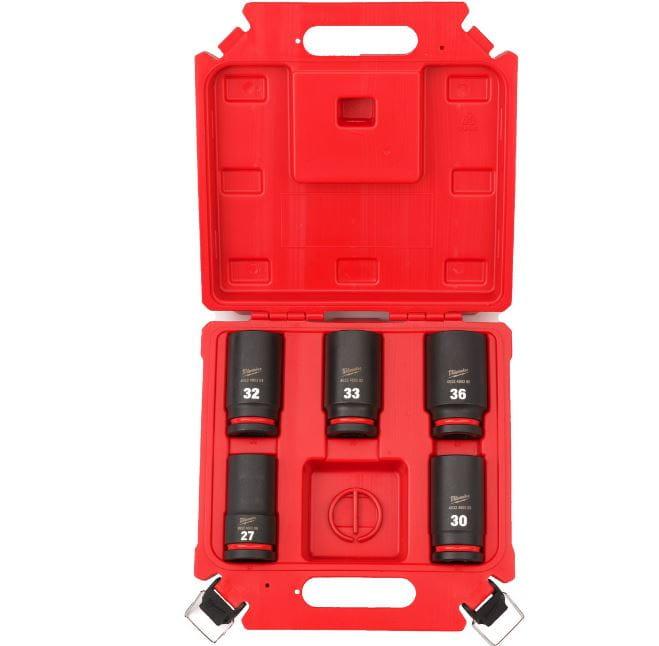 Milwaukee Zestawa nasadek udarowych długich 3/4" -5szt.  4932498750