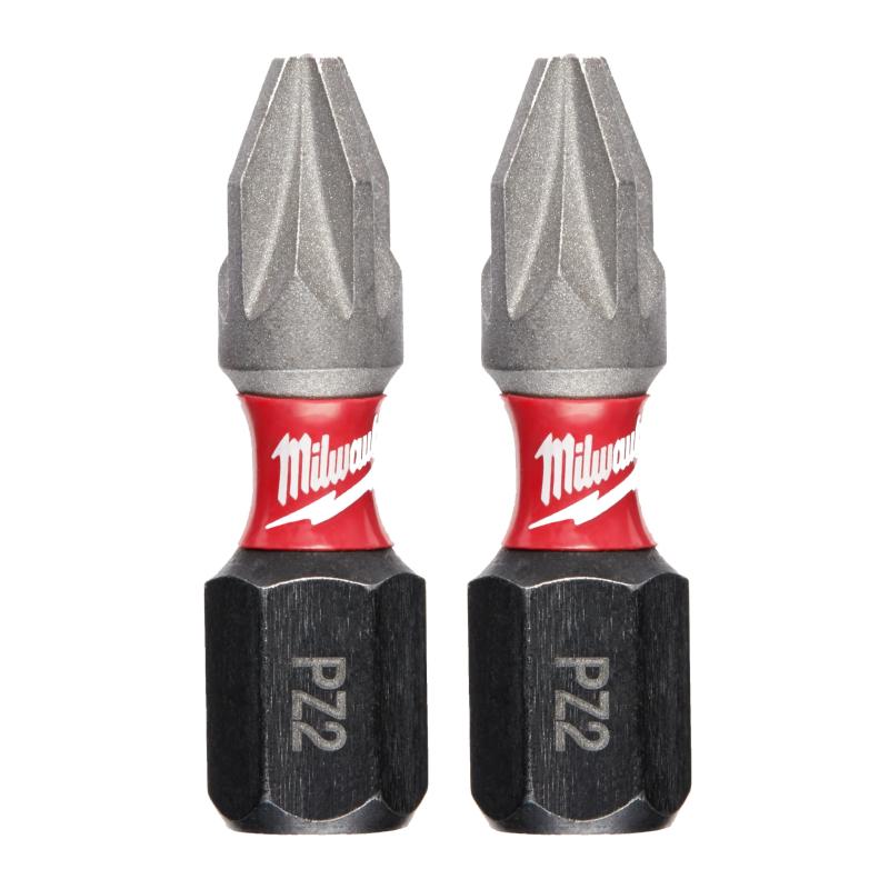 Milwaukee Bity udarowe Shockwave PZ2 25mm 2 szt. 4932430863