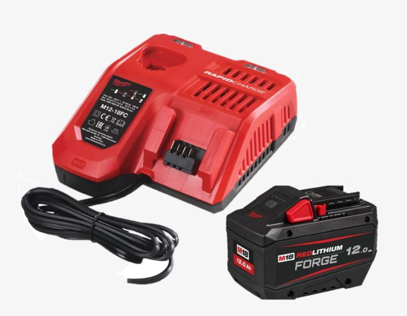 Milwaukee Akumulator 12,0Ah FORGE  M18 FB12 +ŁADOWARKA M12-18 FC
