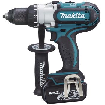 Makita DDF451RTJ Akum. wiertarko-wkrętarka 18V 2x5,0Ah + DC18RC MAKPAC
