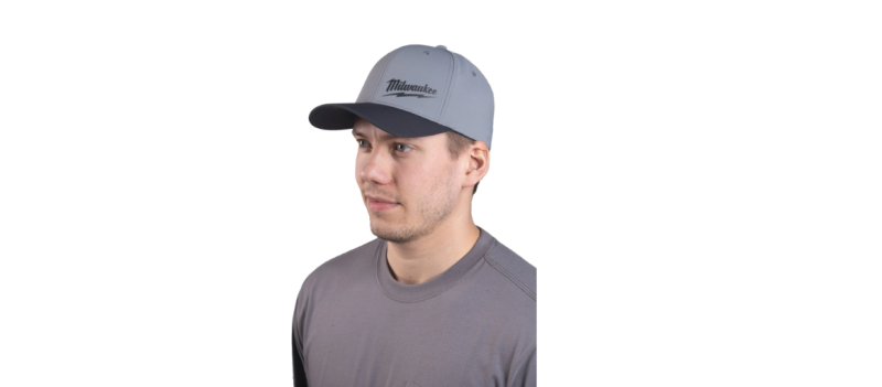 Milwaukee  BCP DGR  Czapka z daszkiem premium  rozmiar L/XL  kolor szary  4932493104