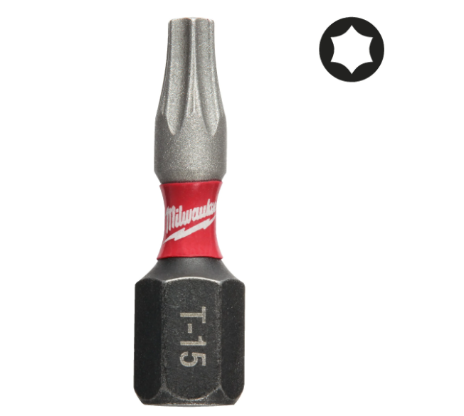 Milwaukee Bity udarowe TX15x25mm SHOCKWAVE  2-pak 4932430872