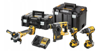 DeWALT DCK429P3T Zestaw COMBO 18V  DCD805 DCF850 DCH273 DCG405 3x5,0Ah DCB1104 TSTAK