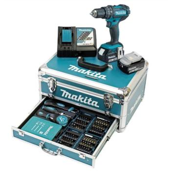Makita DHP482RFX9 Wkrętarka udarowa LXT 18V 2x3Ah 62Nm walizka