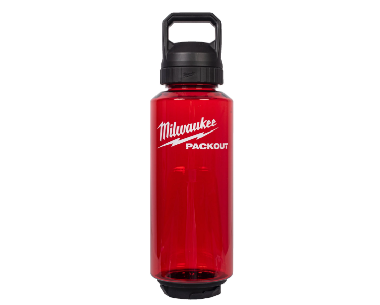 Milwaukee Plastikowa butelka PACKOUT™ 1420 ml  - czerwona