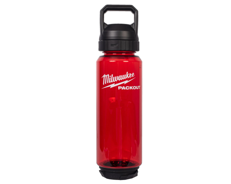 Milwaukee Plastikowa butelka PACKOUT™ 740 ml - czerwona