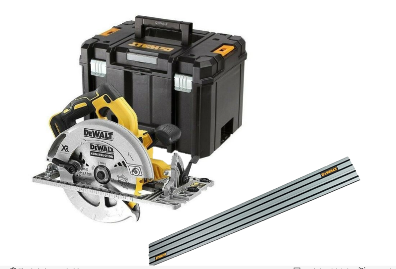 Dewalt DCS572NT Pilarka tarczowa 184mm 18V + szyna 1,5 M