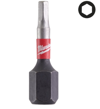 Milwaukee 4932500381 SHOCKWAVE Końcówka wkrętu Hex5 25 mm