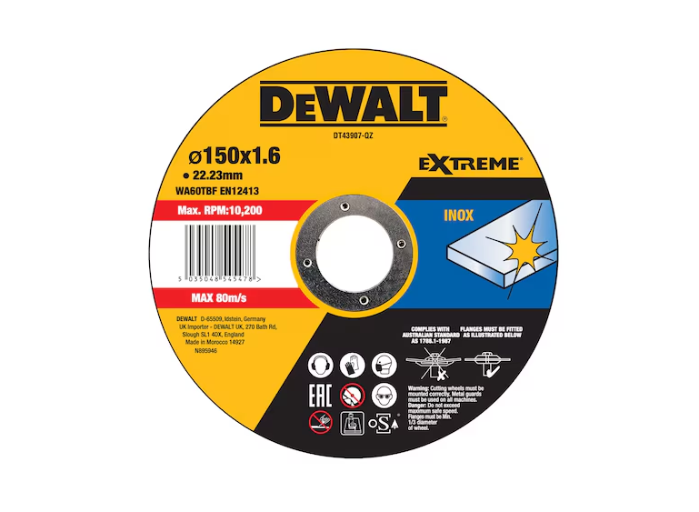 Dewalt  DT43907  Tarcza do cięcia  150 x 1.6