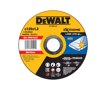 Dewalt  DT43904  Tarcza do cięcia metalu i stali  125x1,2mm