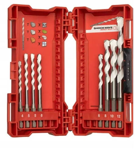 Milwaukee  4932471113 Zestaw  Wierteł  8 szt