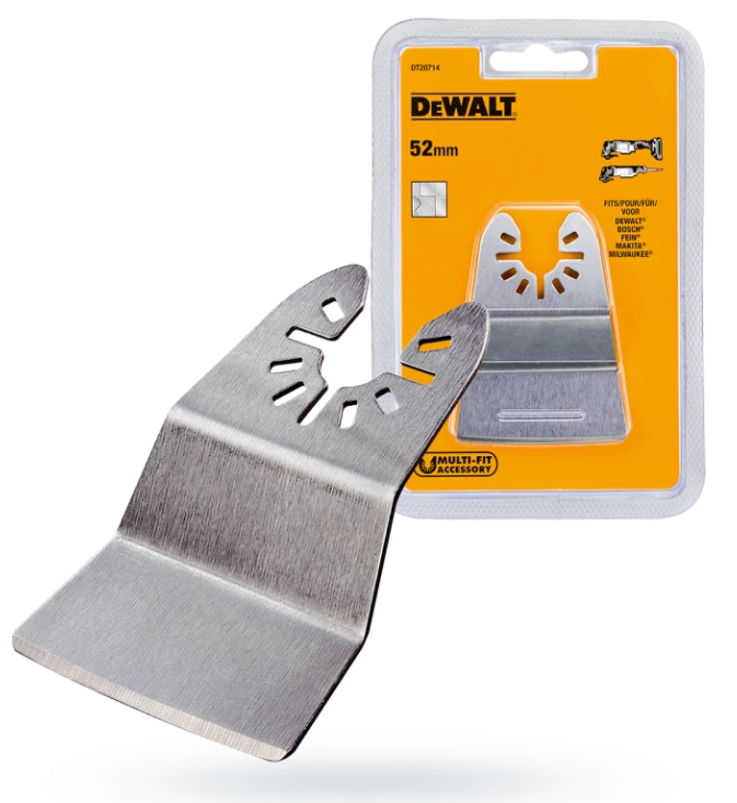 Dewalt  DT20714  Skrobak sztywny do multinarzędzia 52mm