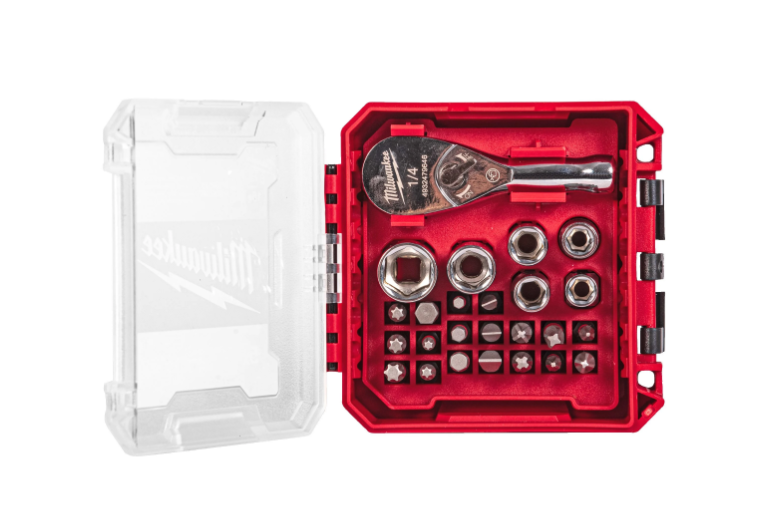 Milwaukee  4932499470  Zestaw Grzechotka  bity udarowe i nasadki