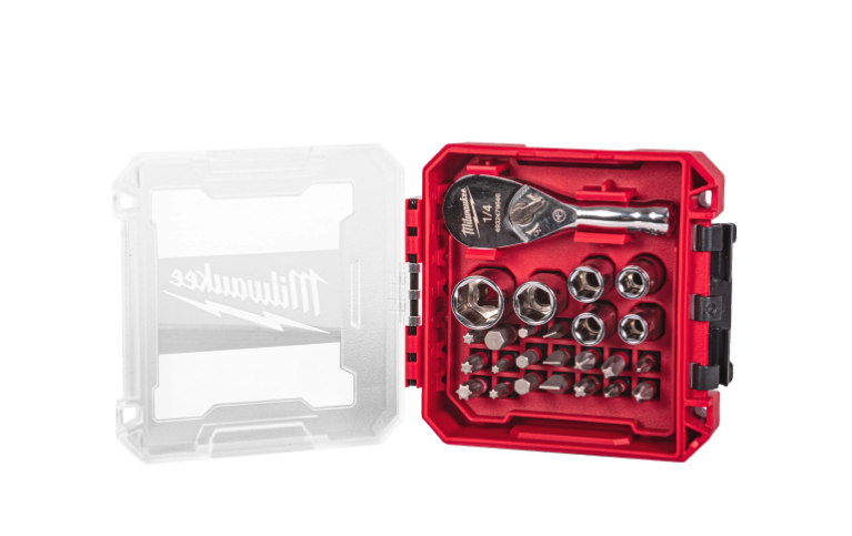 Milwaukee  4932499470  Zestaw Grzechotka  bity udarowe i nasadki