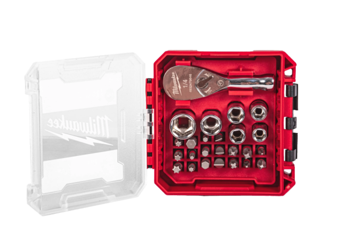 Milwaukee  4932499470  Zestaw Grzechotka  bity udarowe i nasadki