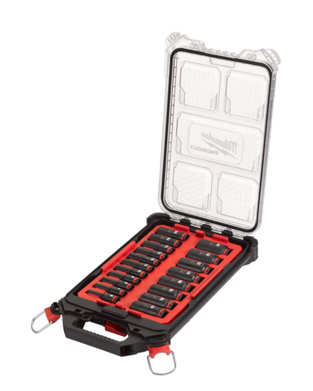 Milwaukee 4932480946 Zestaw nasadek udarowych długich 3/8" 19cz