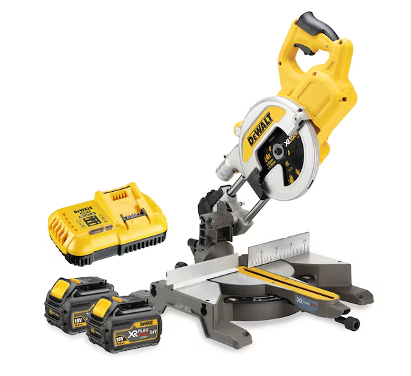 Dewalt  DCS777T2 54V XR FLEXVOLT Pilarka ukosowa 216mm 2 X 6Ah