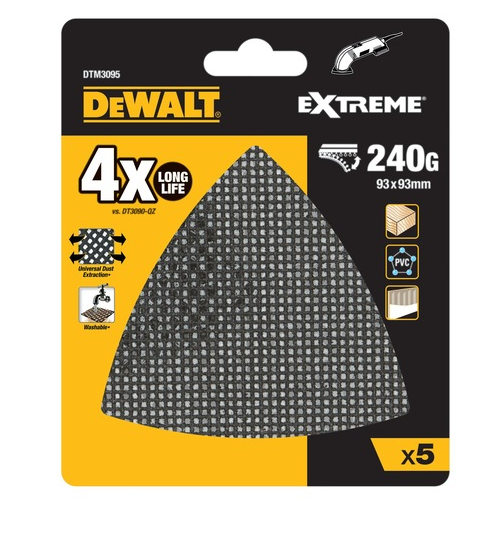 Dewalt DTM3095 Siatka ścierna 93 x 93 mm  5szt