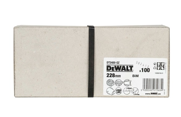 Dewalt DT2400 Brzeszczot do piły szablastej 222,5 x2,5mm (do palet)