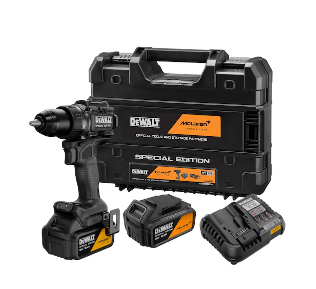 Dewalt  x McLaren  DCD81MP2T   Wiertarko-wkrętarka - 2 x 5Ah